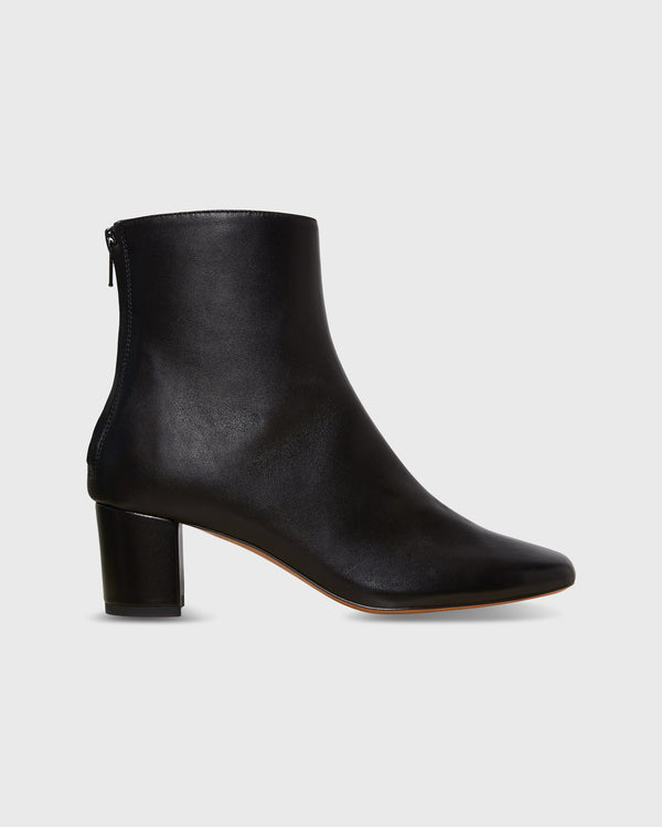 sid mashburn Zip-Back Boot in Black Leather