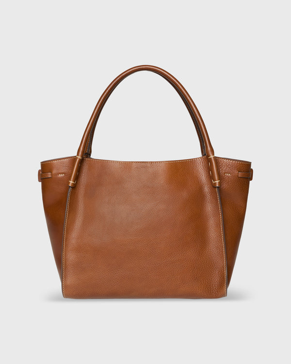 sid mashburn Zoe Tote in Brown Leather