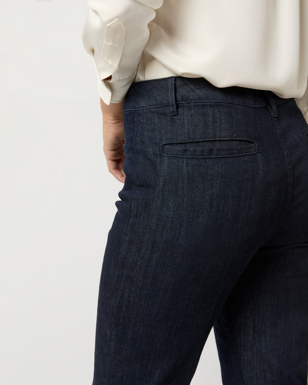 Sid Mashburn Sloane Trouser Jean In Dark Indigo Stretch Denim