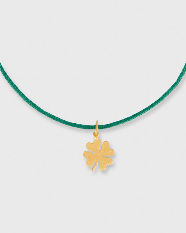 Sid Mashburn Small Trèfle Charm Bracelet In Gold/Assorted Color Cord