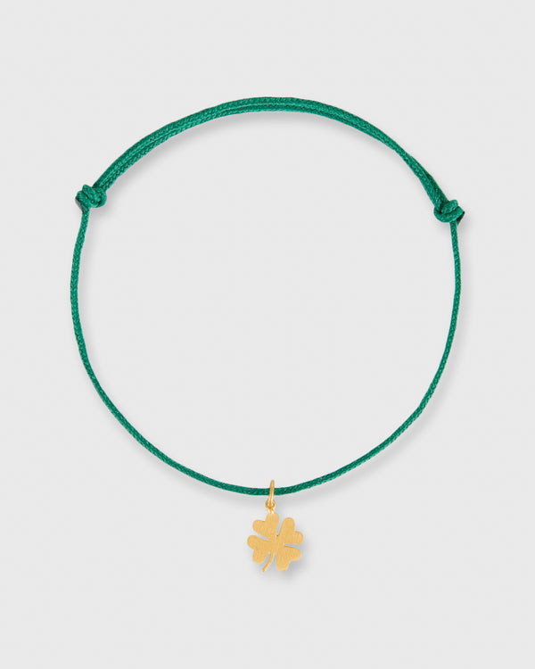 sid mashburn Small Trèfle Charm Bracelet in Gold/Assorted Color Cord