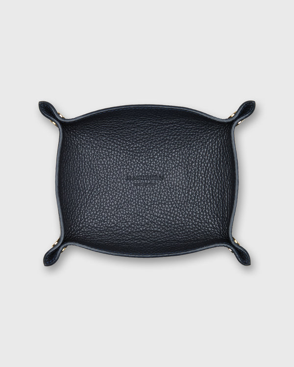 sid mashburn Soft Medium Rectangle Tray in Dark Navy Leather