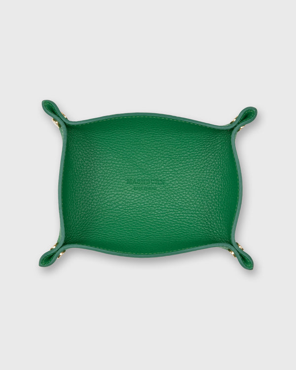 sid mashburn Soft Medium Rectangle Tray in Kelly Leather