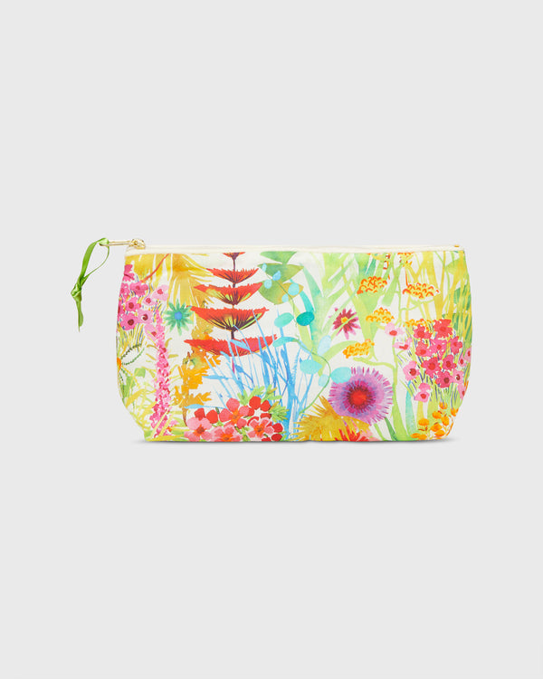 sid mashburn Soft Small Cosmetic Bag in Ivory Multi Tresco Liberty Fabric
