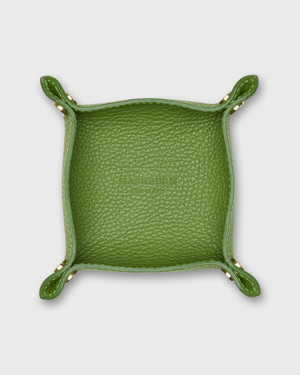 sid mashburn Soft Small Square Tray in Avocado Leather