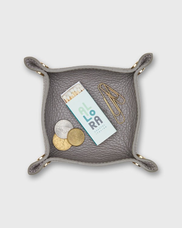 Sid Mashburn Soft Small Square Tray In Elephant Leather