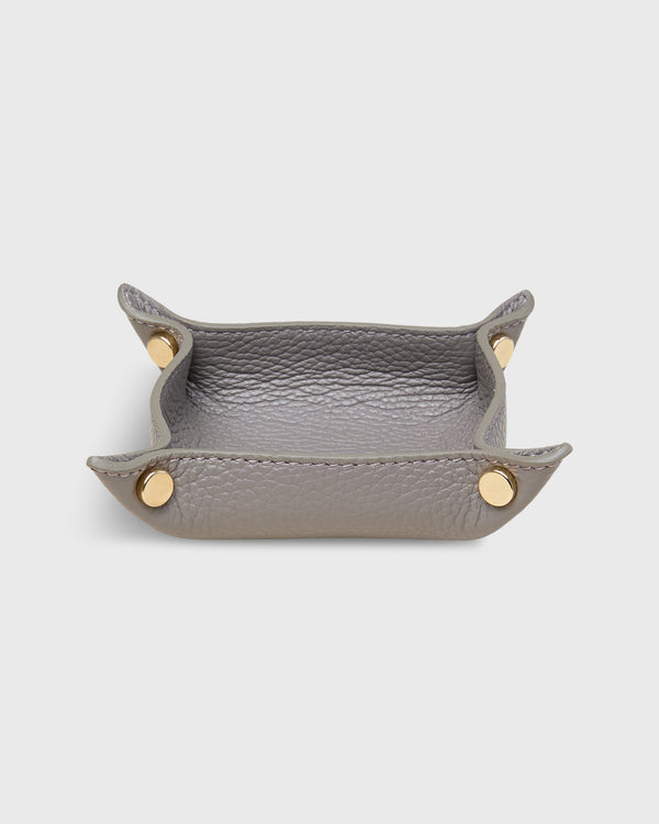 Sid Mashburn Soft Small Square Tray In Elephant Leather