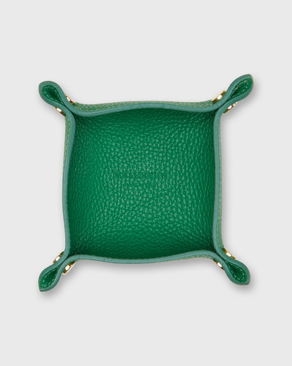 sid mashburn Soft Small Square Tray in Kelly Leather