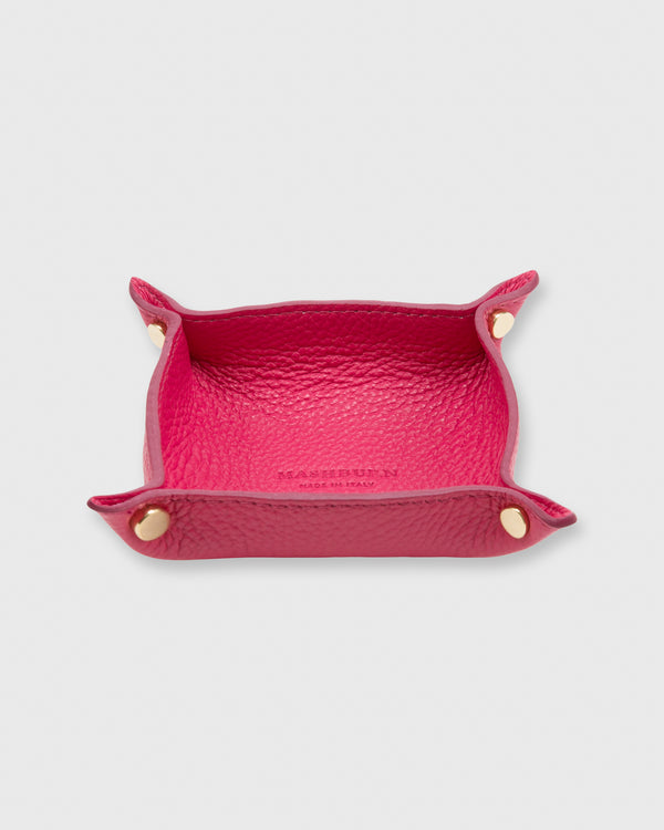 Sid Mashburn Soft Small Square Tray In Orchid Alce Leather