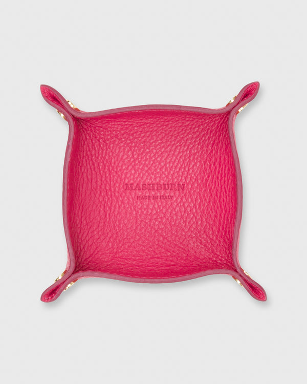 sid mashburn Soft Small Square Tray in Orchid Alce Leather