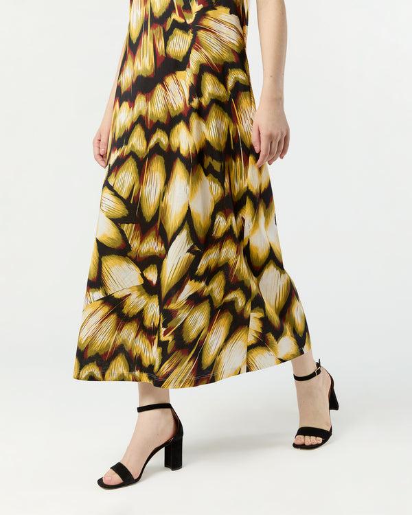 Sid Mashburn Sporty Swing Dress In Black Monarch Cotton Jersey