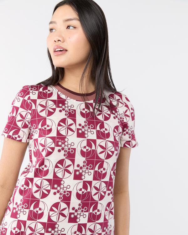 Sid Mashburn Sporty Swing Dress In Eclipse Cotton Jersey