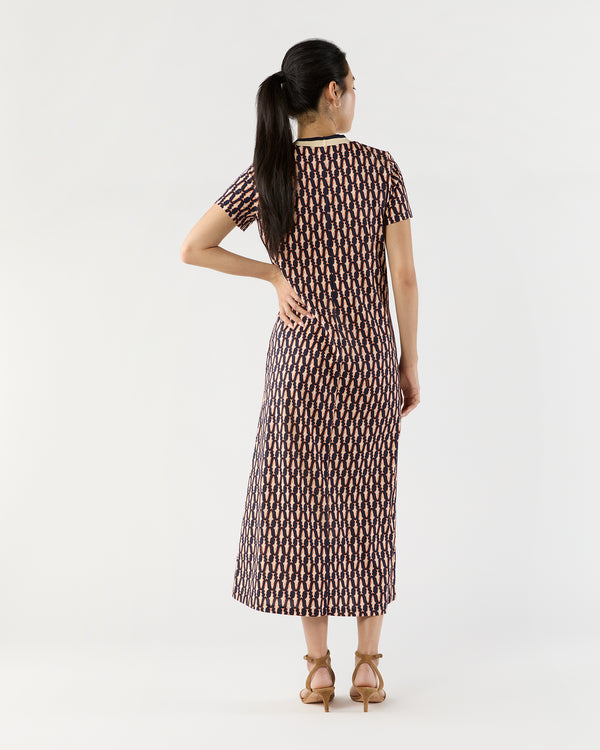 Sid Mashburn Sporty Swing Dress In Pesciolini Cotton Jersey