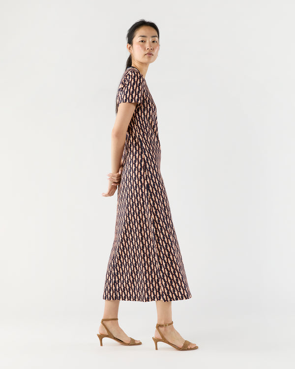 Sid Mashburn Sporty Swing Dress In Pesciolini Cotton Jersey