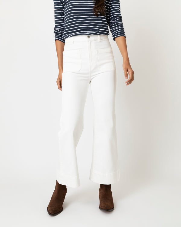 Sid Mashburn St Monica Cropped Jean In Natural White