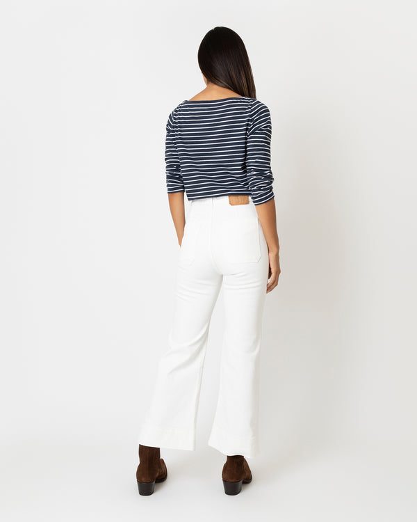 Sid Mashburn St Monica Cropped Jean In Natural White