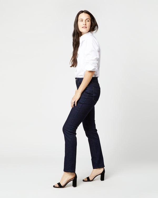 Sid Mashburn Straight Leg 5-Pocket Jean In Indigo Stretch Denim