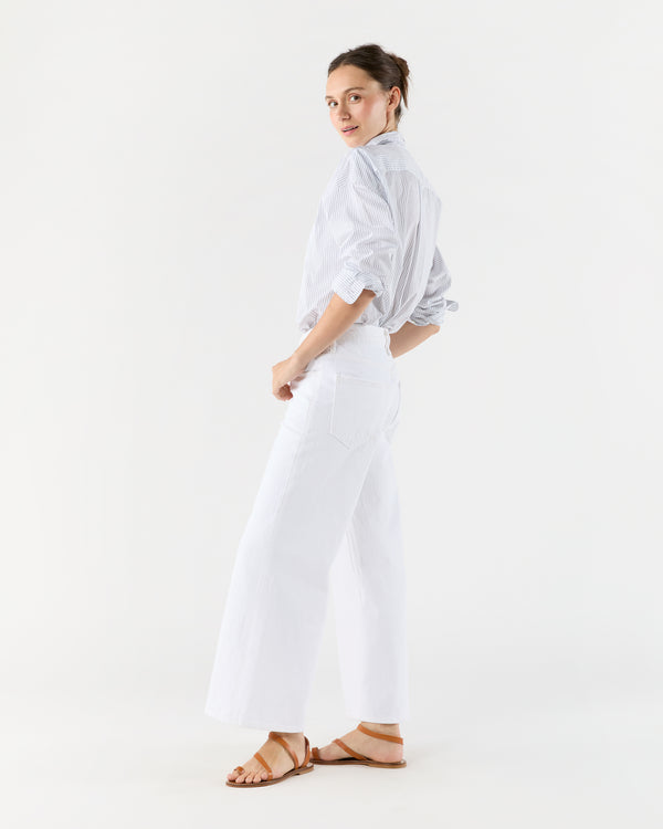 Sid Mashburn The Ditcher Roller Zip Ankle Jean In Picket Fence