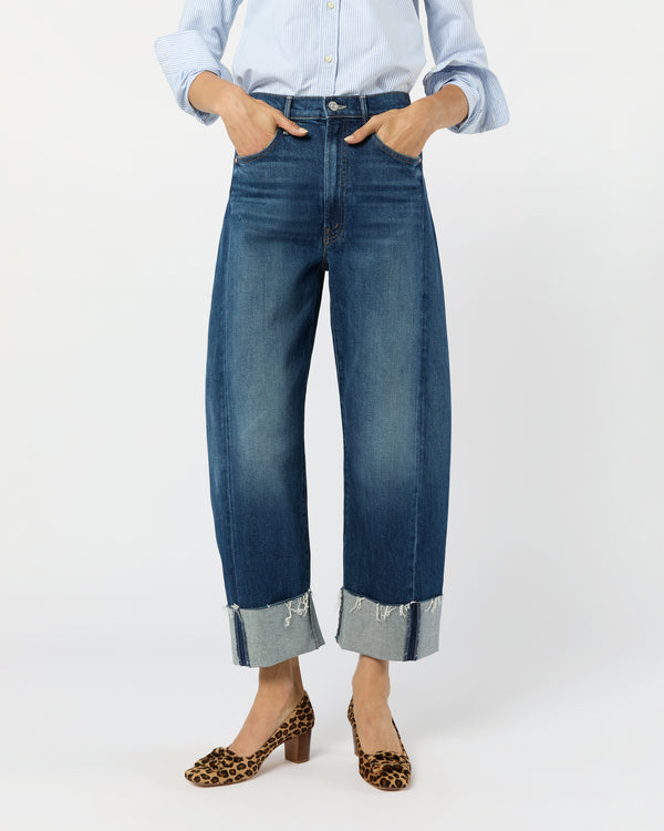 Sid Mashburn The Half-Pipe Ankle Cuff Fray Jean In Perfectly Imperfect