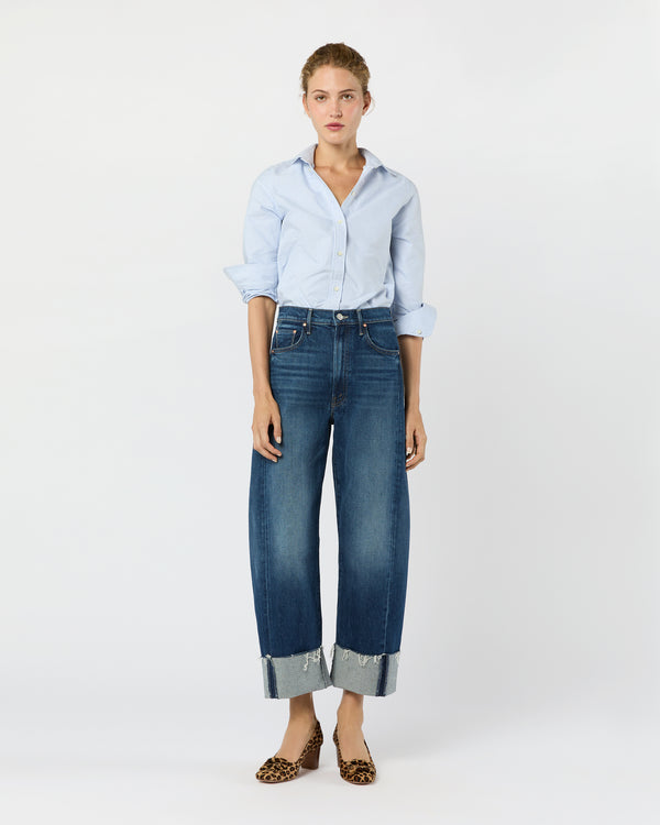 Sid Mashburn The Half-Pipe Ankle Cuff Fray Jean In Perfectly Imperfect