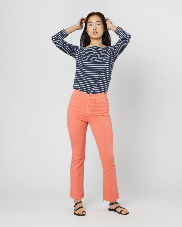 sid mashburn The Hustler Ankle Fray Jean in Persimmon