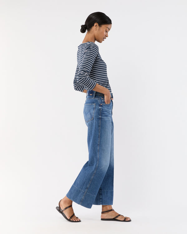 Sid Mashburn The Maven Wide Hem Ankle Jean In Rags To Riches
