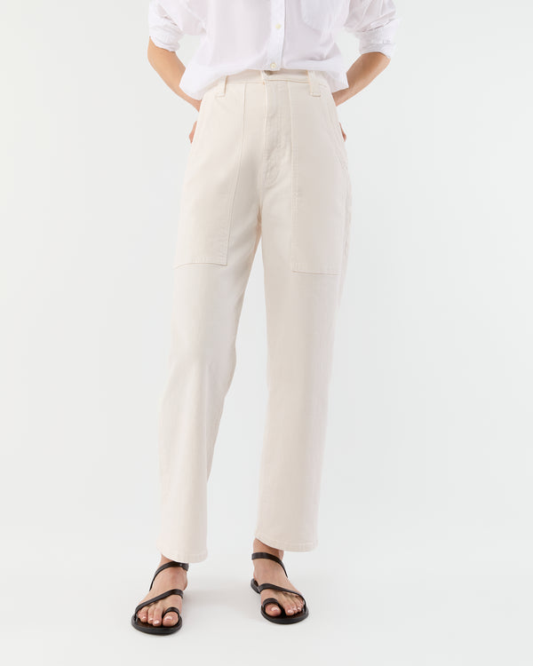 Sid Mashburn The Quartet Breaker Flood Jean In Cream Puffs