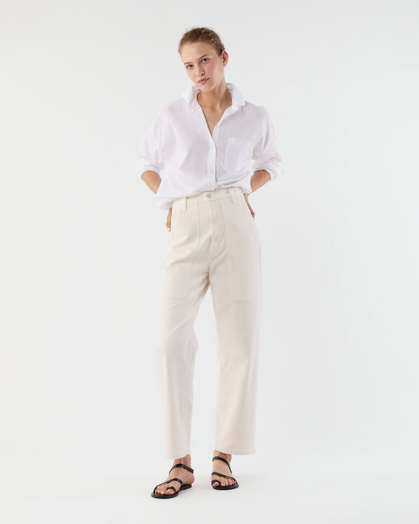 Sid Mashburn The Quartet Breaker Flood Jean In Cream Puffs