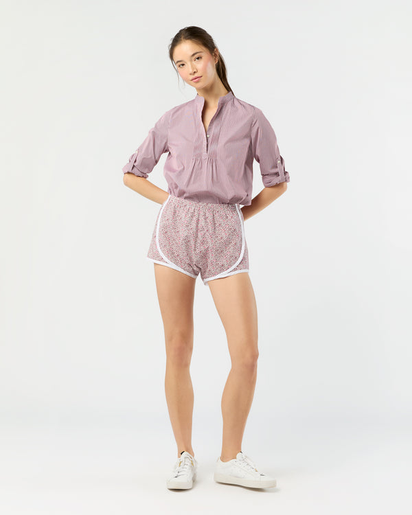 sid mashburn Track Short in Pink Katie & Millie Liberty Fabric