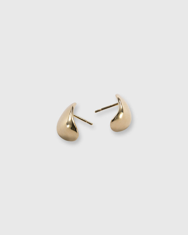sid mashburn Wrap Oval Earrings in Gold-Plated Brass