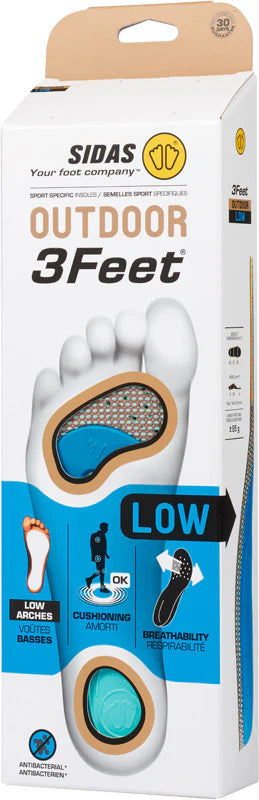 Sidas 3Feet Outdoor Low Insoles Of Sidas For Low-arched Feet – Sidas US