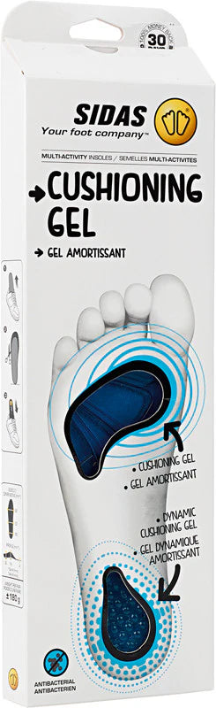 Sidas Cushioning Gel Sidas Gel Insoles For Dynamic Cushion With Gel-bubbles – Sidas US