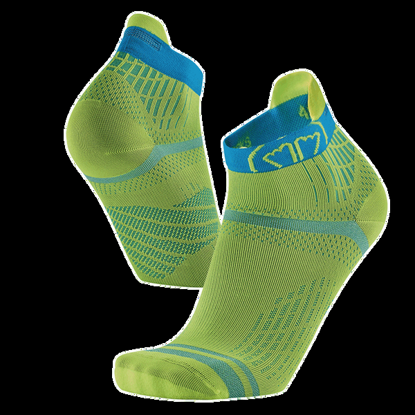 Sidas Running Socks - Run Feel Yellow/turquoise - 2 Pair – Sidas US