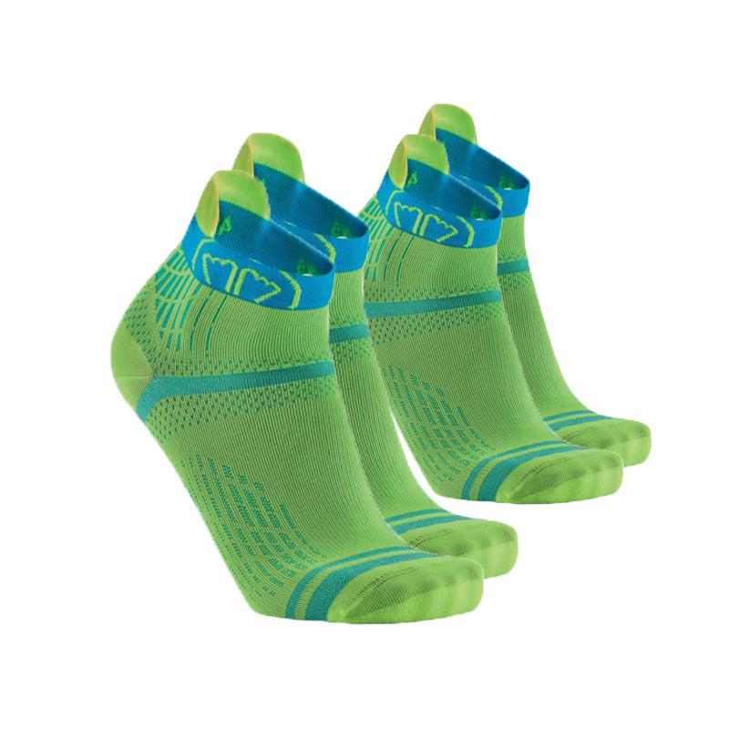 sidas Running Socks - Run Feel yellow/turquoise - 2 Pair – Sidas US