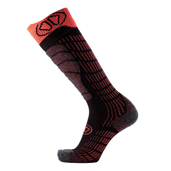 Sidas Ski Socks - Ski Comfort Black/orange – Sidas US