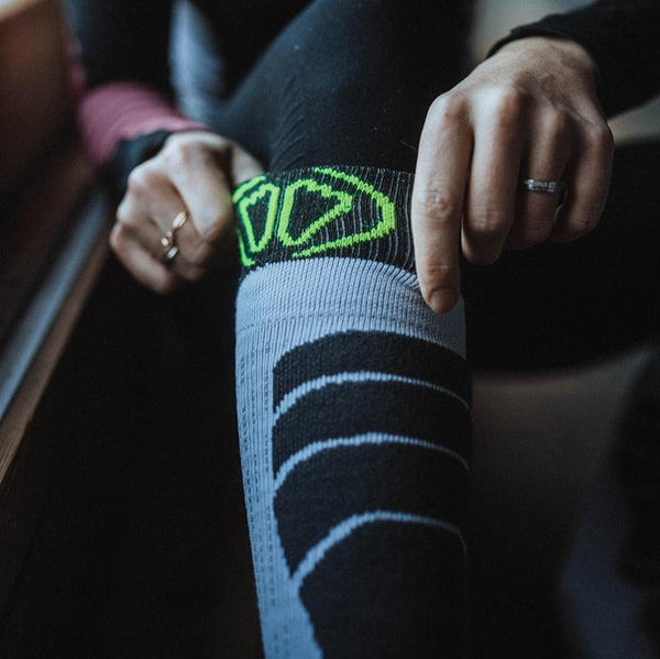 Sidas Ski Socks - Ski Comfort White/black – Sidas US