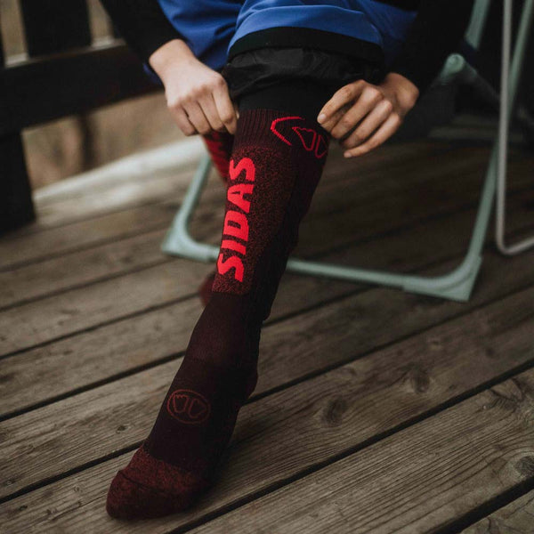 Sidas Ski Socks - Ski Expert Women Burgundy