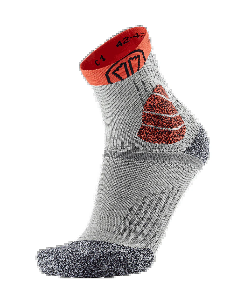 sidas Trail running socks - Winter Trail Protect white/orange – Sidas US