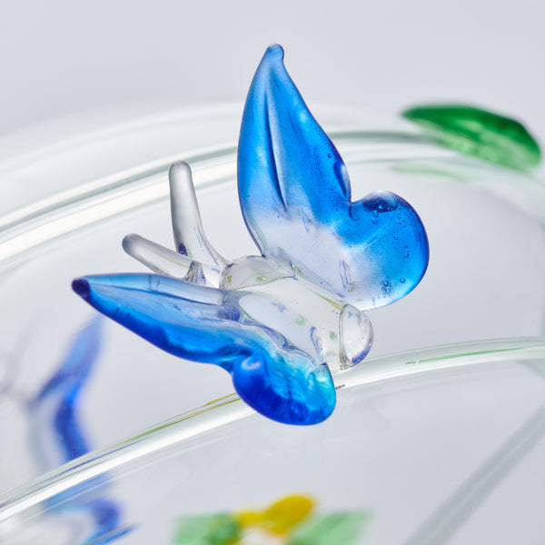 Sienna Glass 10cm Glass Globe - Wildlife Collection - Butterfly