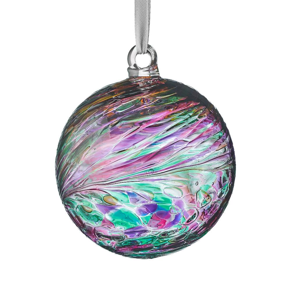 sienna glass 8cm Friendship Ball - Multicoloured Turquoise