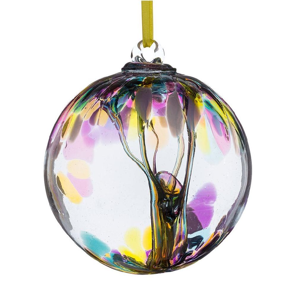sienna glass 15cm Spirit Ball - Multicoloured Pink