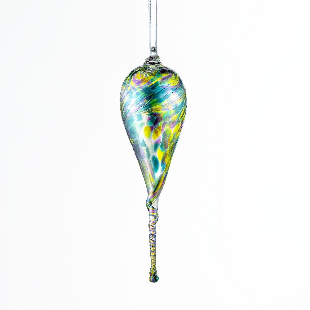 sienna glass 16cm Friendship Droplet - Mermaid