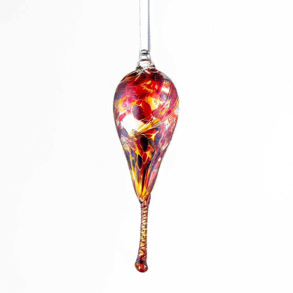 sienna glass 16cm Friendship Droplet - Phoenix