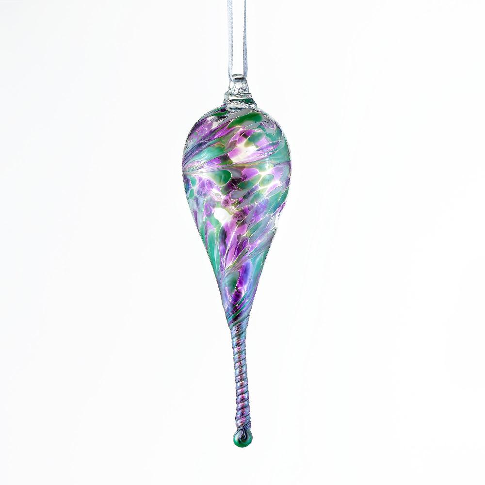 sienna glass 16cm Friendship Droplet - Unicorn