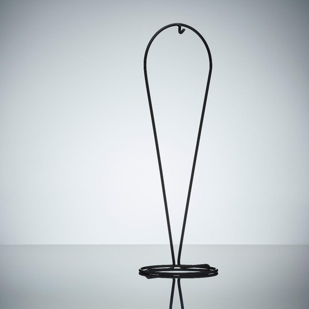 sienna glass Droplet Display Stand - Black