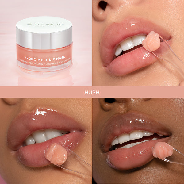 Sigma Beauty Hydro Melt Lip Mask Clear Pink Sheen