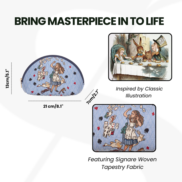 Signare Alice In Wonderland Nothing But Cards - Cosmetic Bag