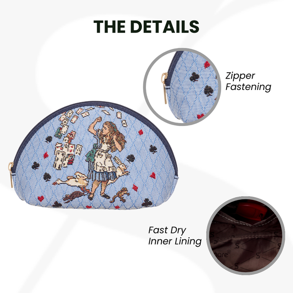 Signare Alice In Wonderland Nothing But Cards - Cosmetic Bag