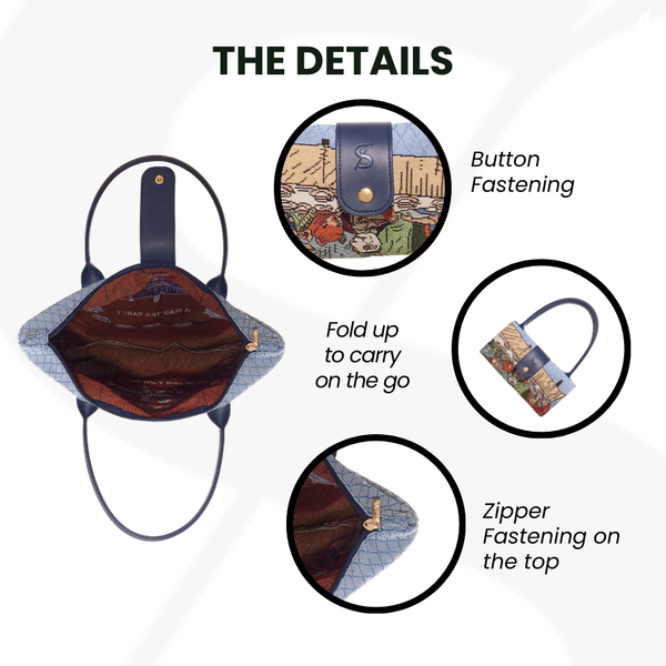 Signare Alice In Wonderland Nothing But Cards - Folding Bag