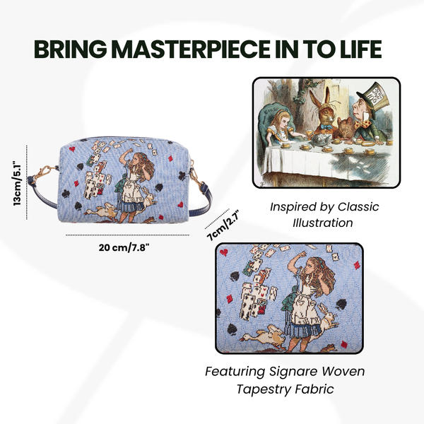 Signare Alice In Wonderland Nothing But Cards - Hip Bag